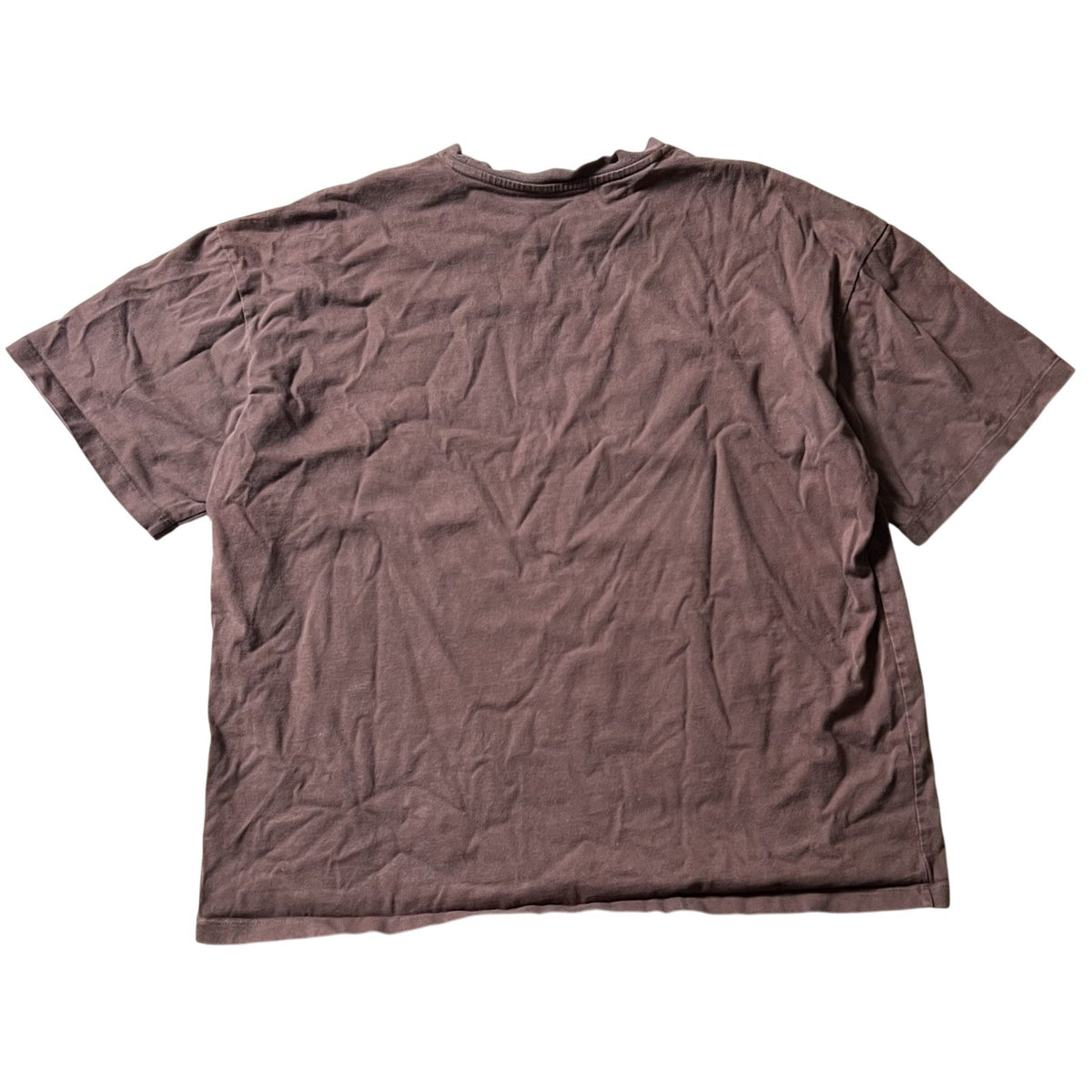 White Fox T-Shirt Womens S/M Brown Streetwear Crew Neck Short Sleeve 100% Cotton