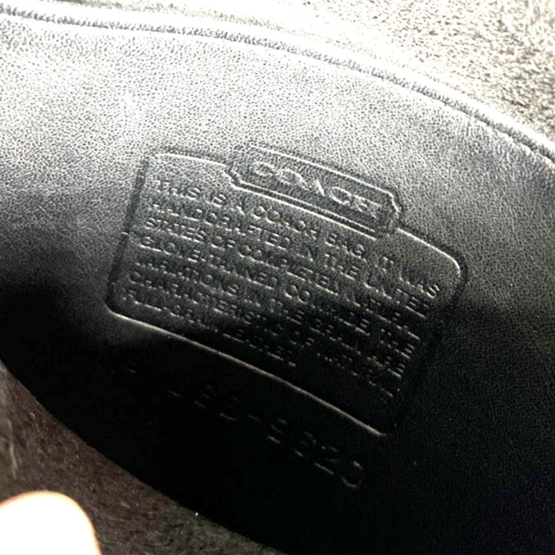 Vintage Coach Bag 9620 Black Shoulder Bag Convertible Flap USA Made