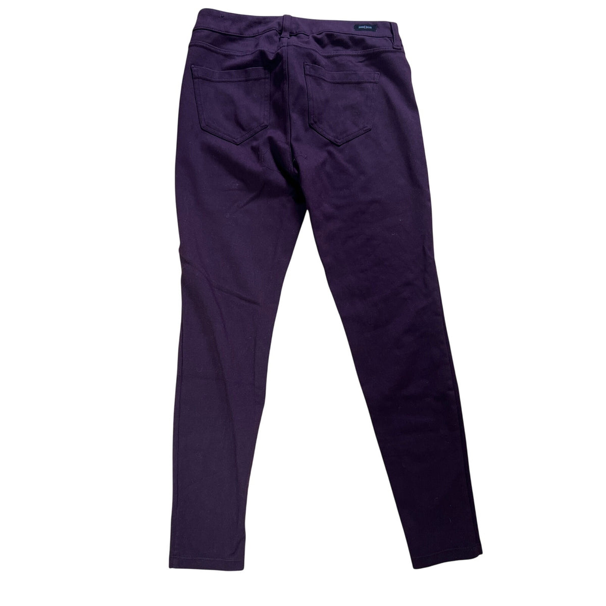 Liverpool Pants Womens 4 Purple Gia Glider Aubergine Skinny Stretch Ponte