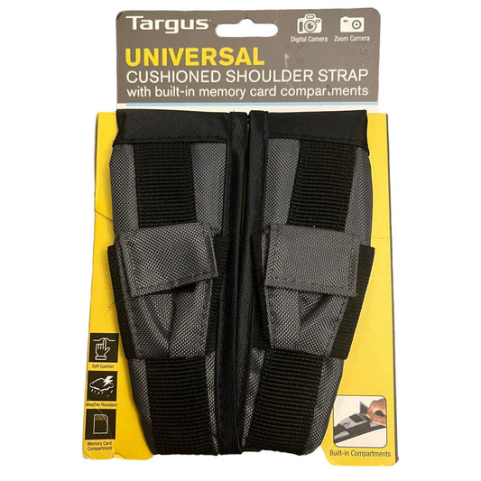 Universal Cushioned Shoulder Strap Memory Card Compartments for Camera digital