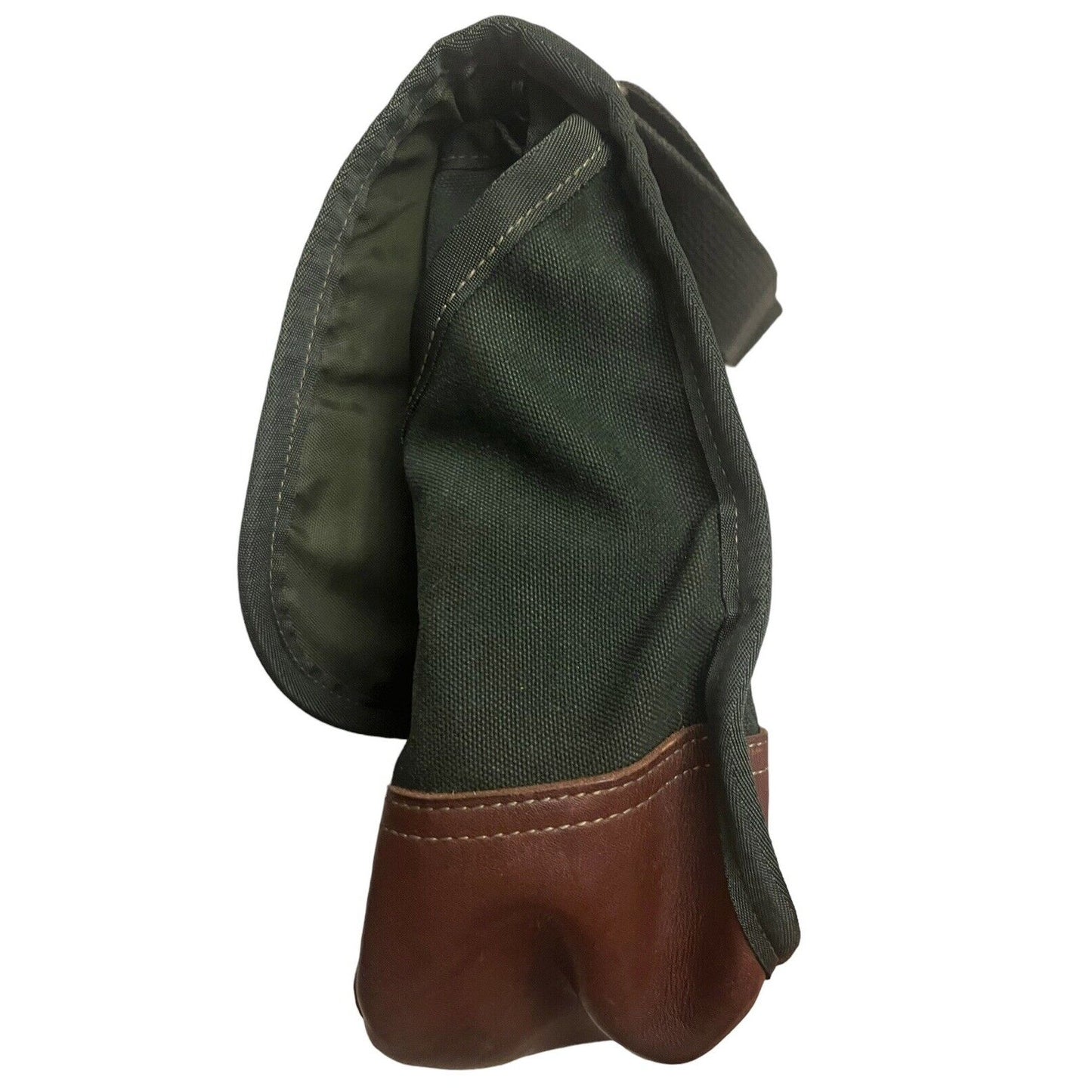 Vintage Wintergreen Outdoor Prod Canvas Leather Messenger Bag Travel Made In USA