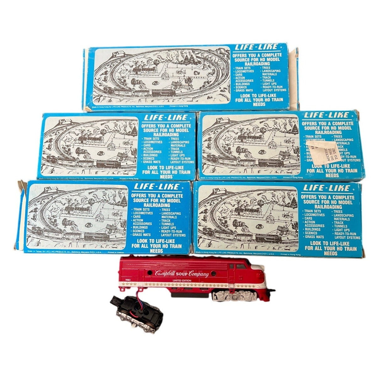 Vintage Life-Like Campbell Soup Company Train Collection Ho Model Railroading