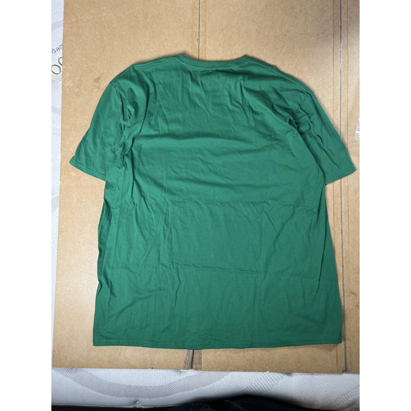 Fanatics Shirt Mens 2XL Green Notre Dame Graphic Crew Neck Tagless Cotton Jersey
