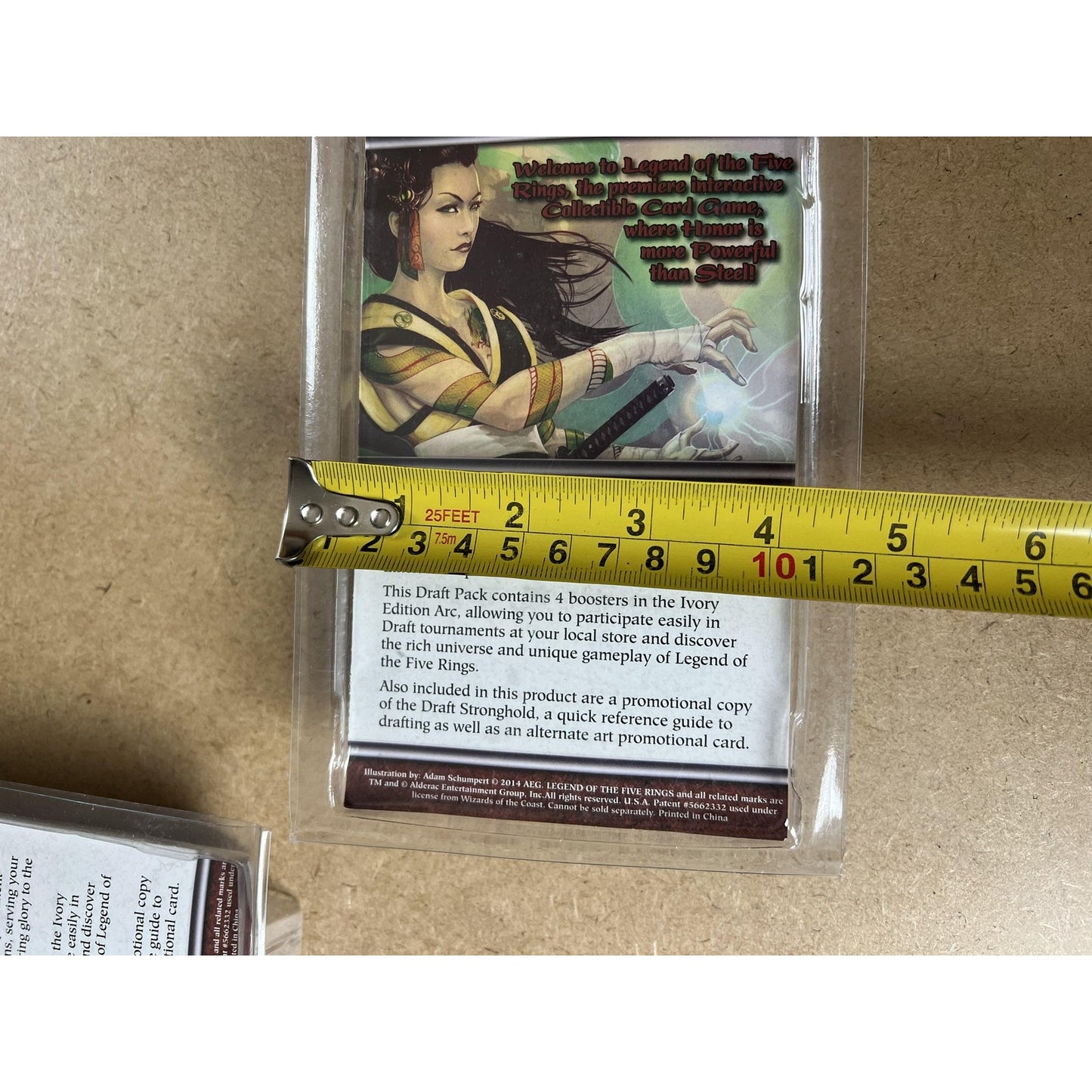 Legend Of The Five Rings White Edition Draft Player Kit Lot 4 AEG Booster Promo