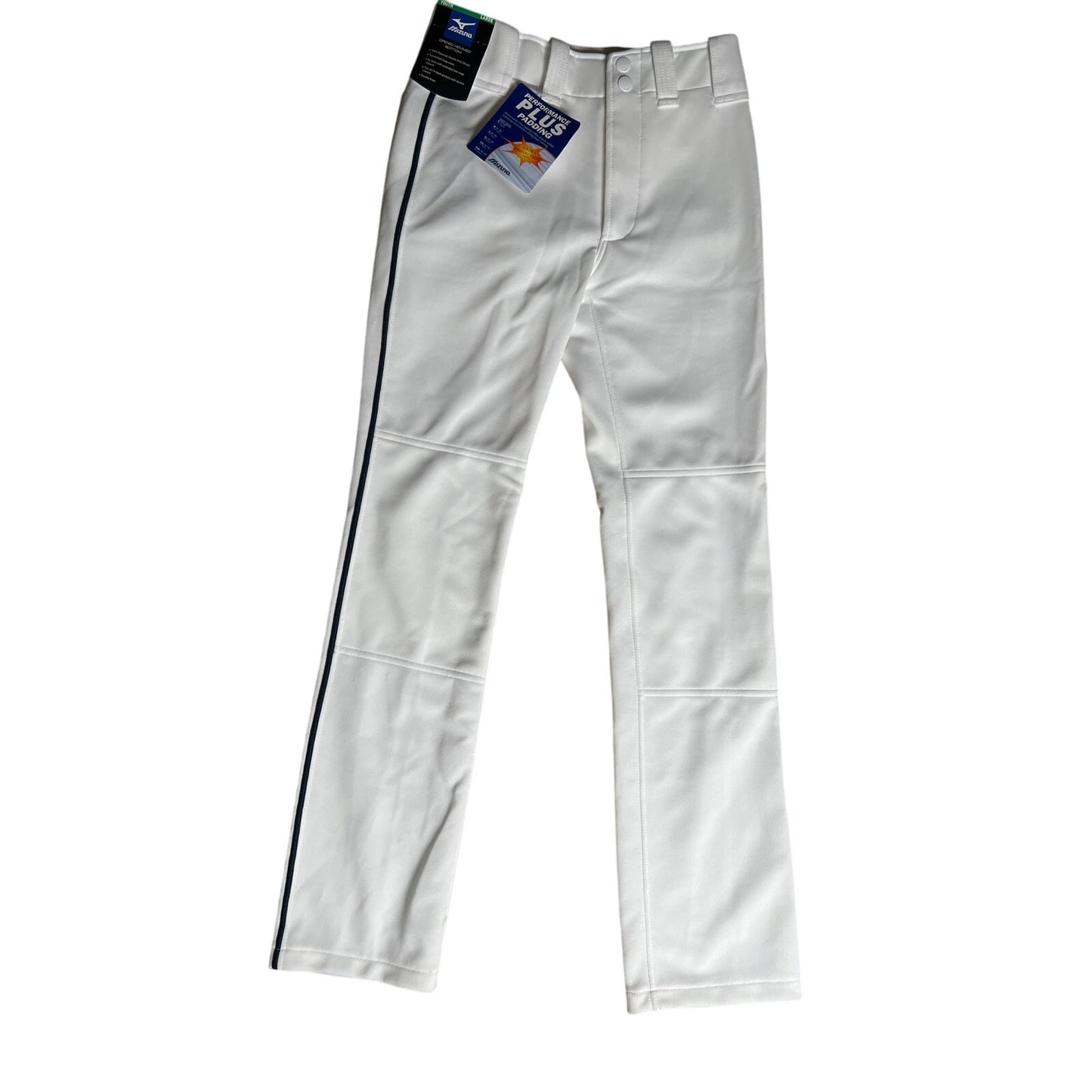 NWT Mizuno Youth White Baseball Padding Pants Size L
