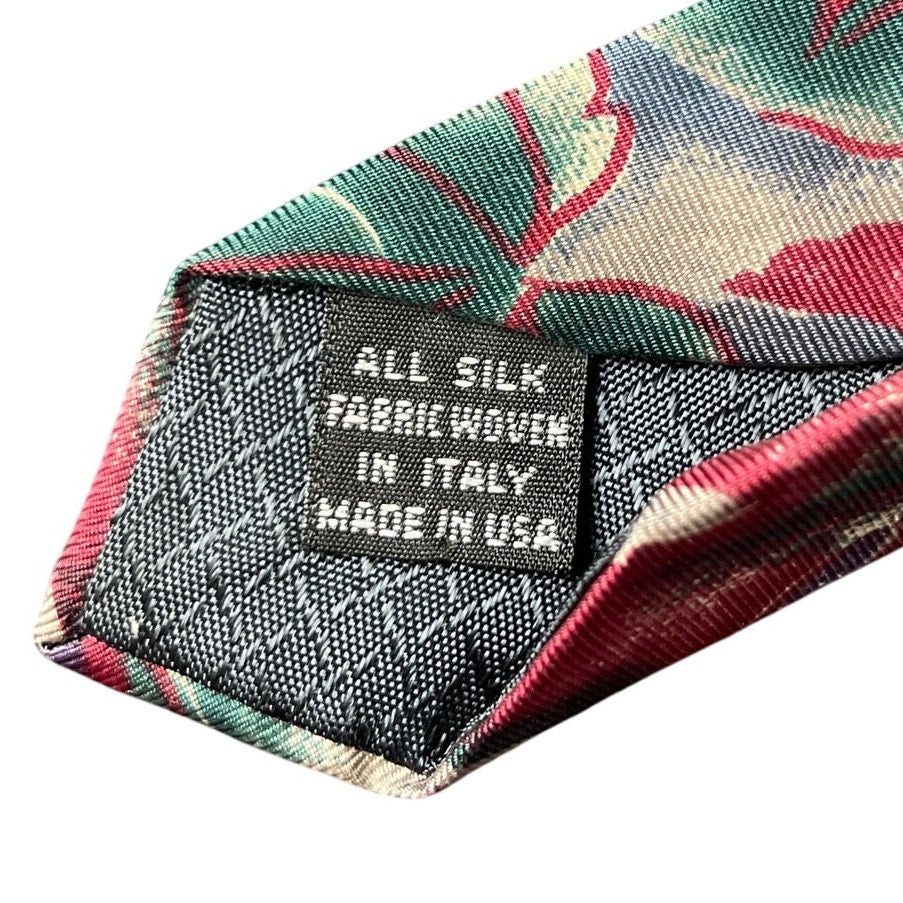 Christian Dior Monsieur Tie Italian Silk Fabric Men's Paisley Print