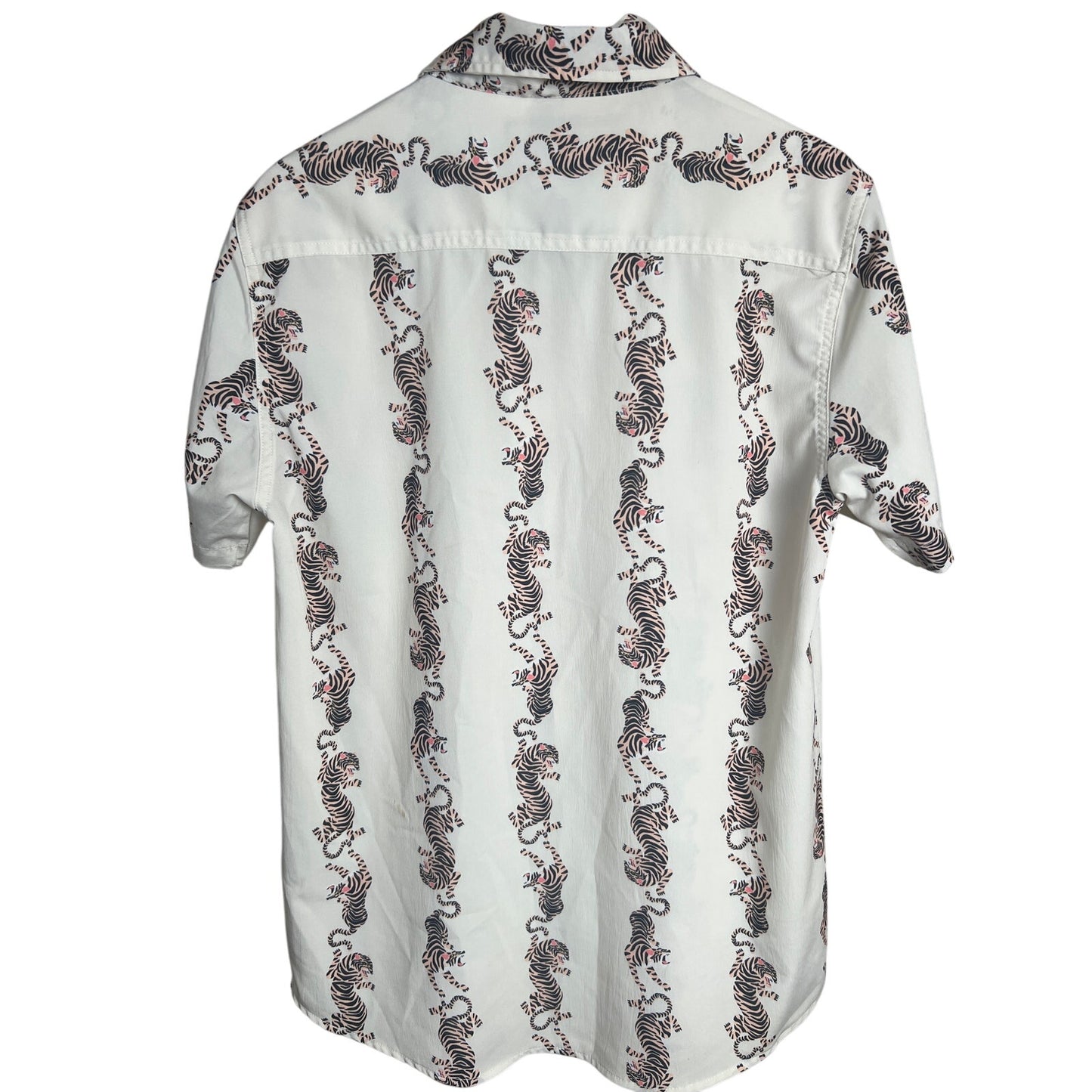 American Garage Medium Button Up Shirt Men's Animal Print
