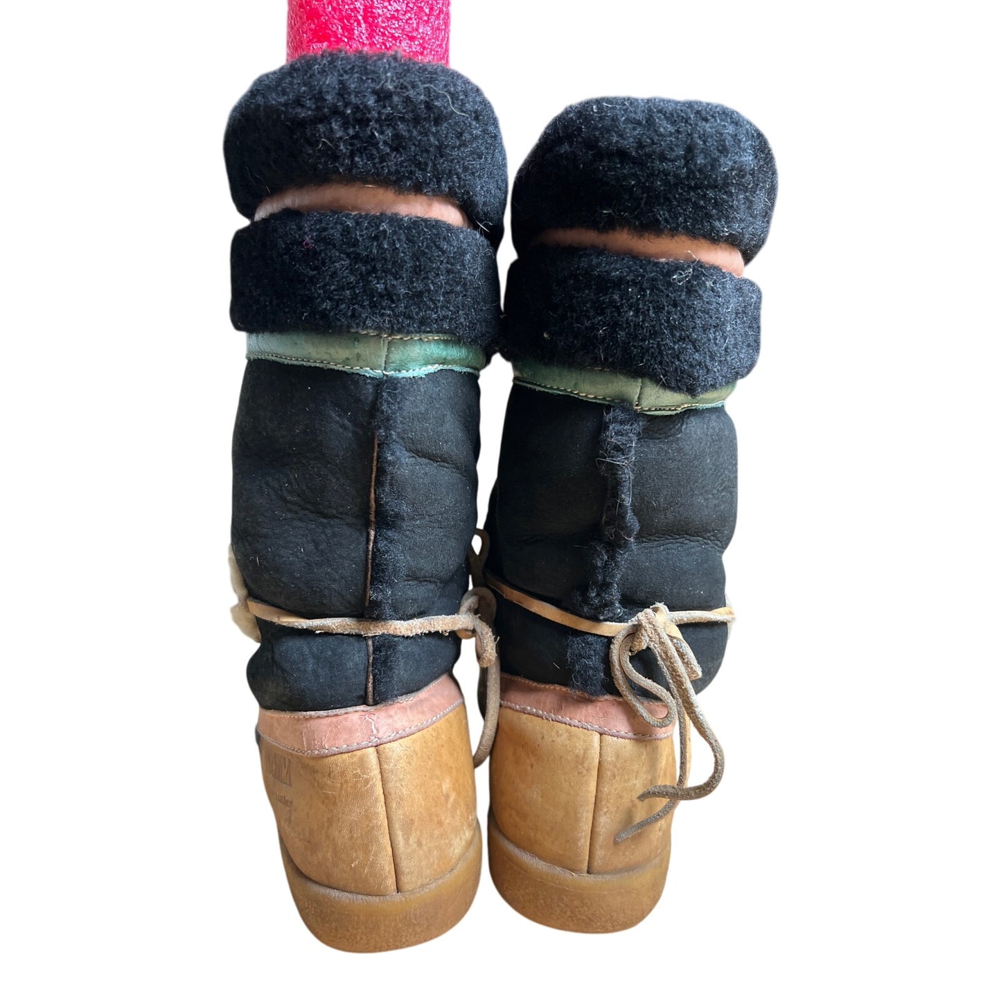 Tecnica Rainbow Calf Hair Fur Lined Snow Boots Sz 38 W7