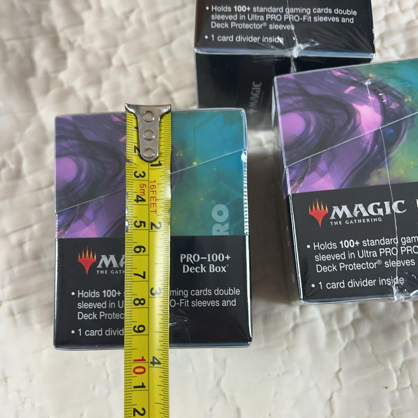 Ultra PRO Magic The Gathering PRO-100+ Deck Box Lot Of 3 Multi-Color Sealed New