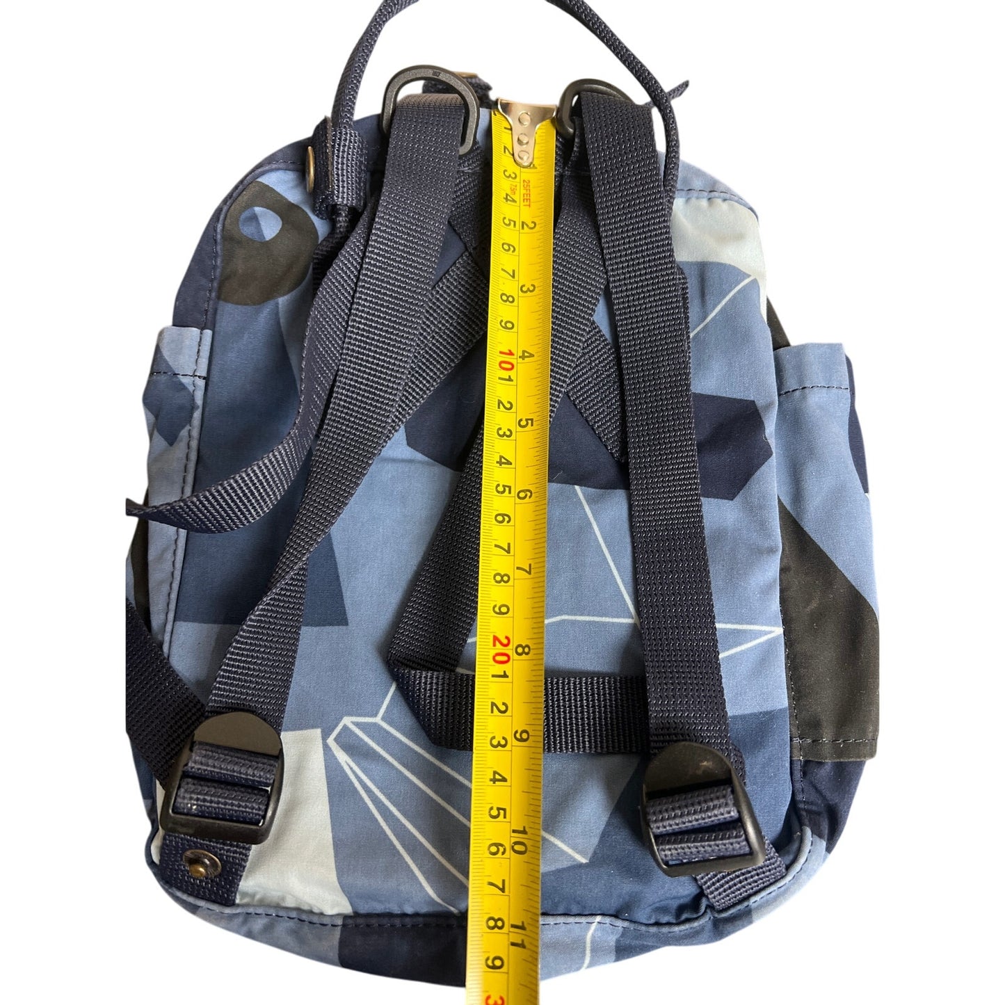 Fjall Raven Kanken Art Mini Bag Backpack Blue Object Print