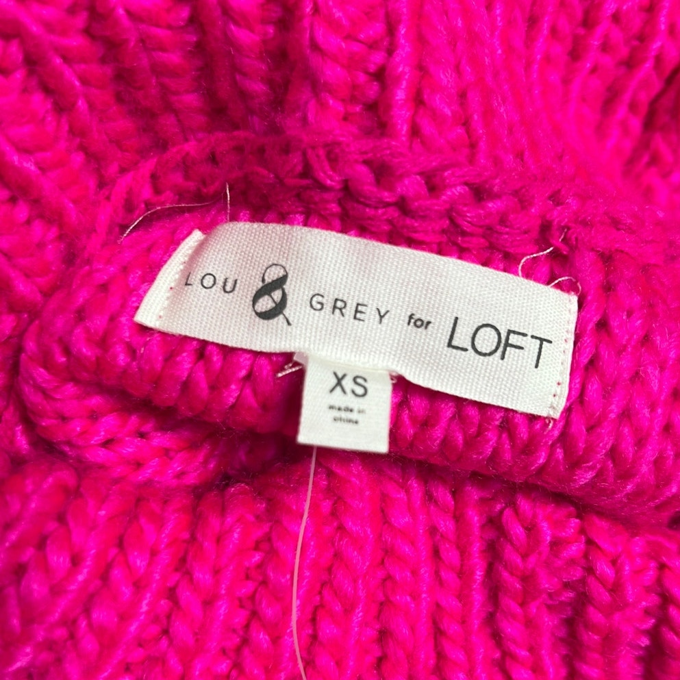 Lou & Grey For LOFT NWT XS Women Turtle Neck Pink Pullover