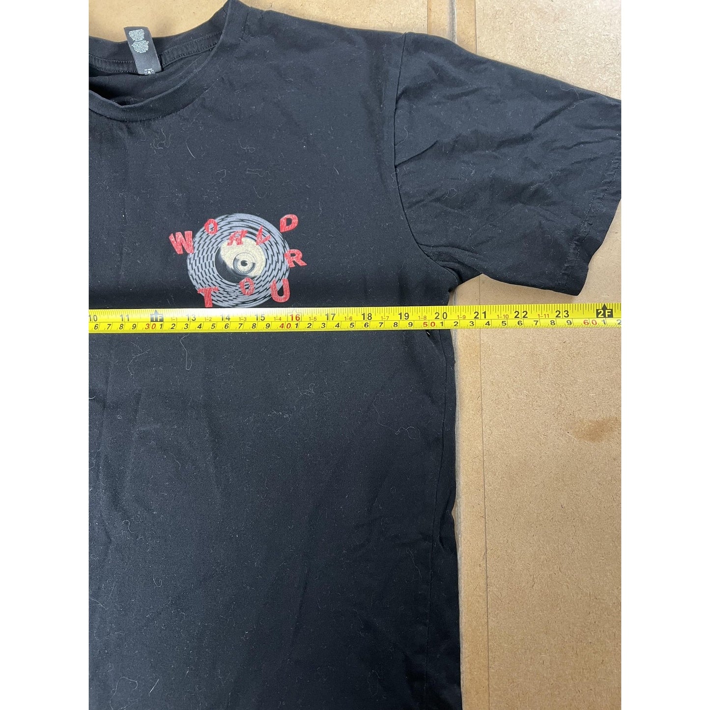 AS Colour Shirt Mens L Black Louis Tomlinson World Tour Graphic T-Shirt