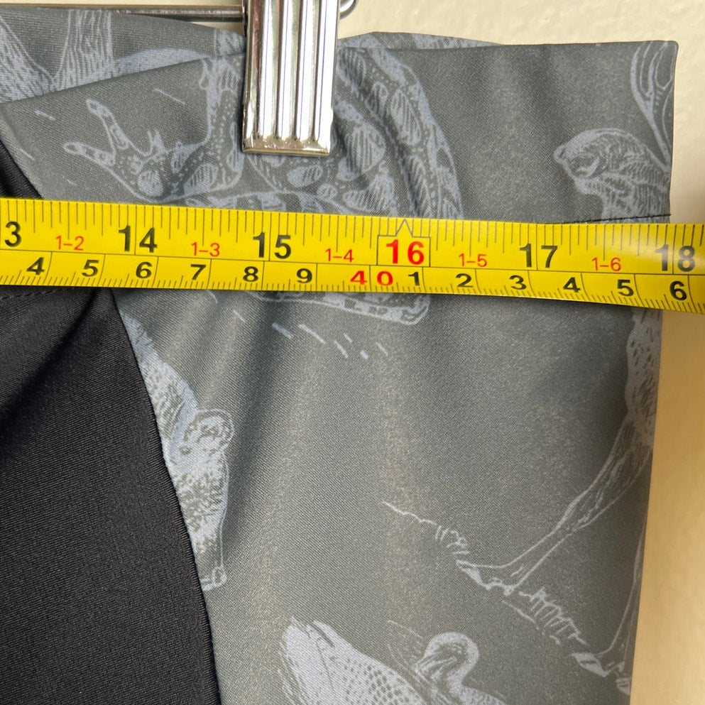 Podiumwear Cycling Shorts Mens 4XL Padded Bike Riding Gray Animal Print