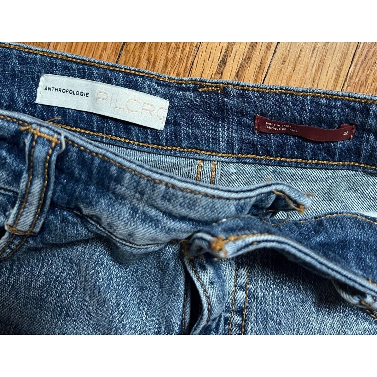 Anthropologie Pilcro Womens Shorts 28 Denim