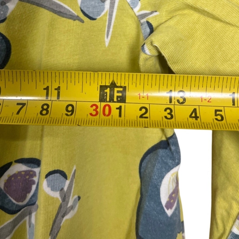 Tea Collection Kids Dress in Mustard with Floral Design Size 8
