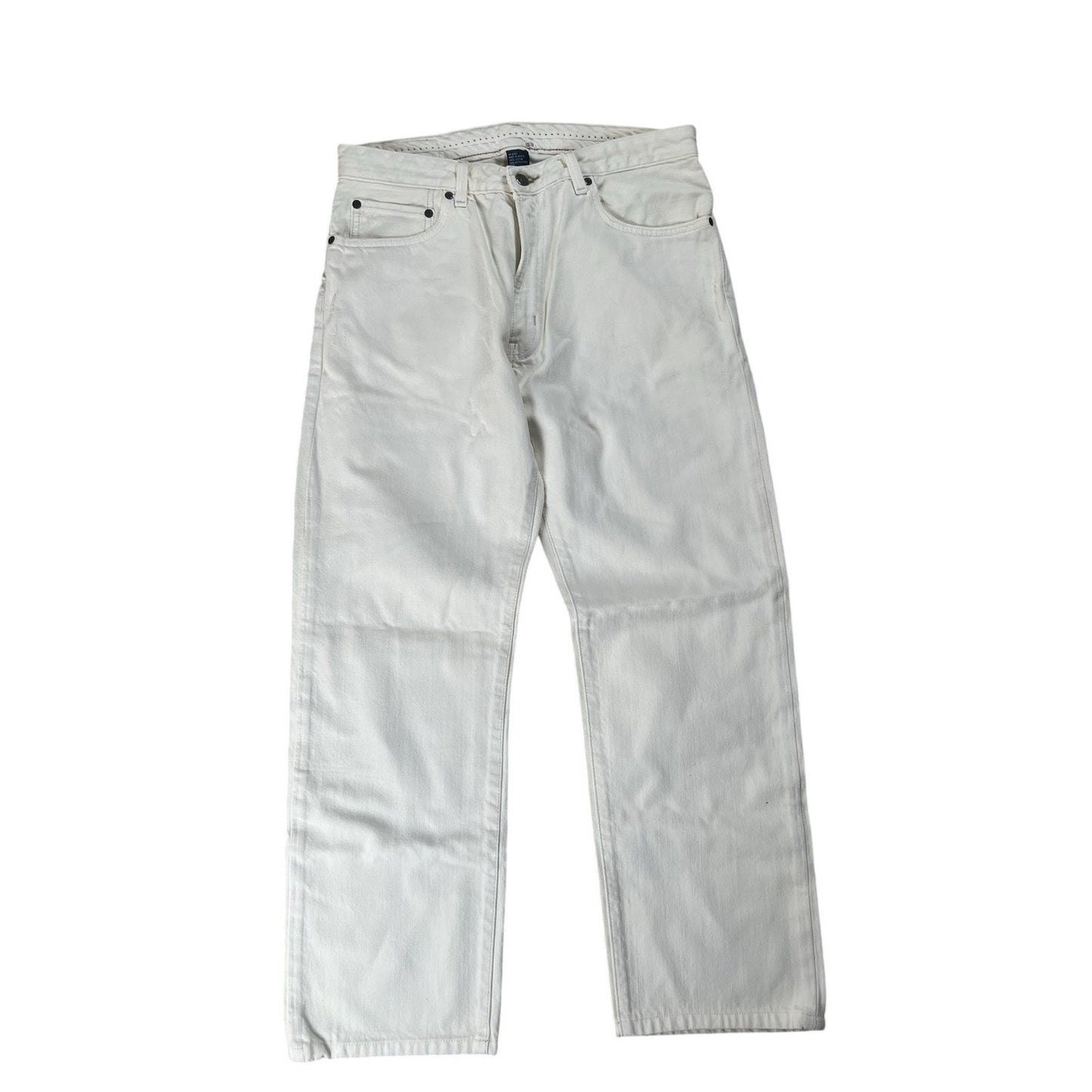 Polo Ralph Lauren Pants Mens 32x30 White Chino Cotton Straight Flat Front