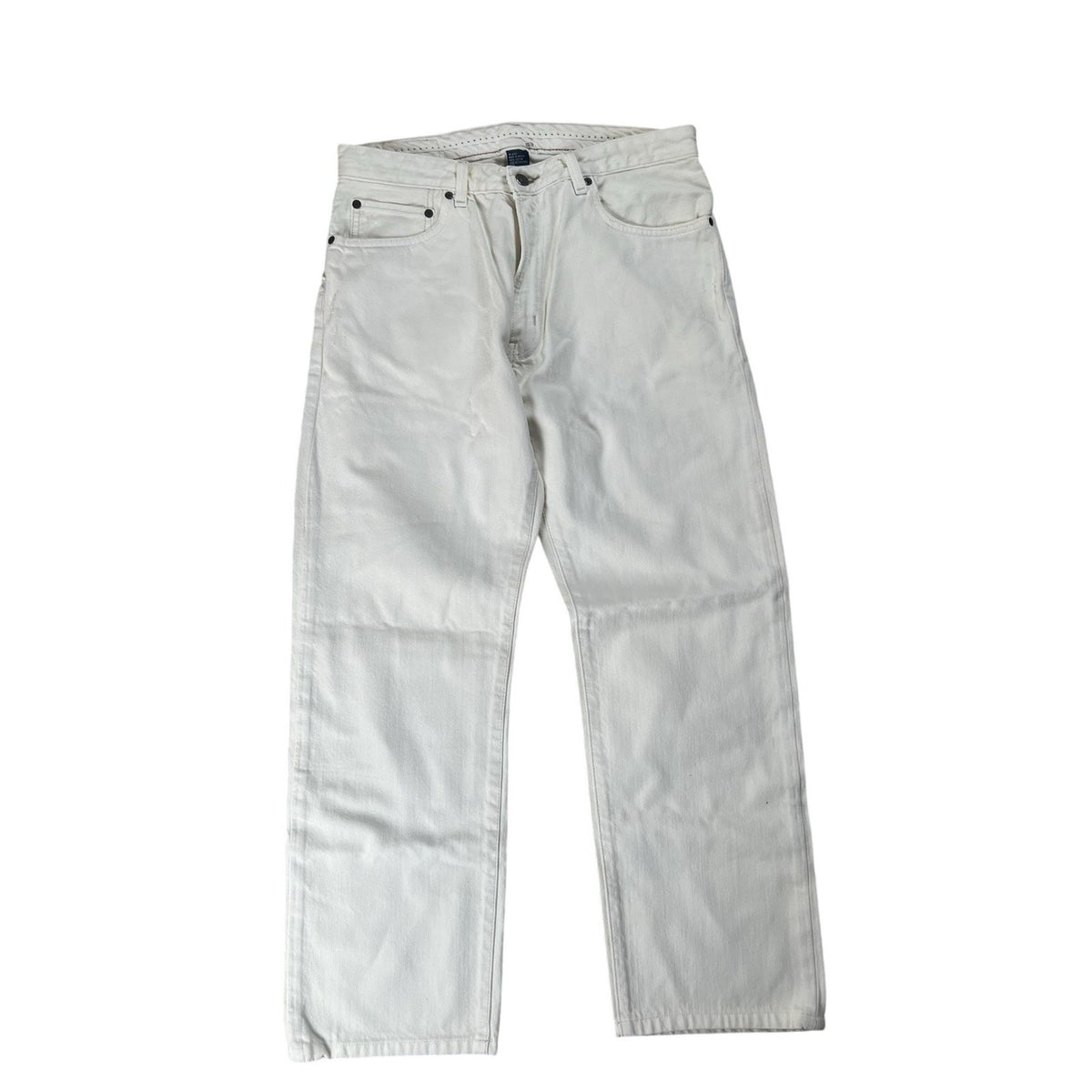 Polo Ralph Lauren Pants Mens 32x30 White Chino Cotton Straight Flat Front