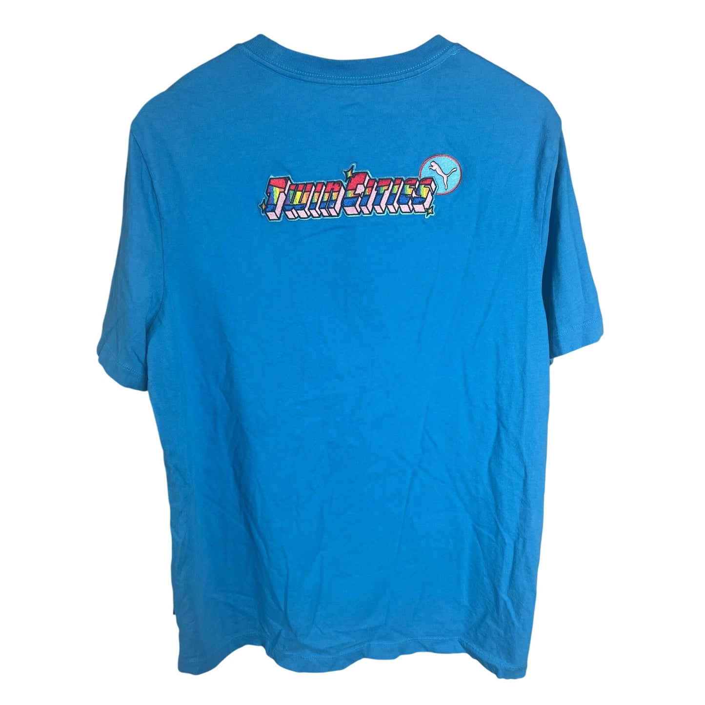 Puma Pride Large Logo Blue Color T-shirt Essential