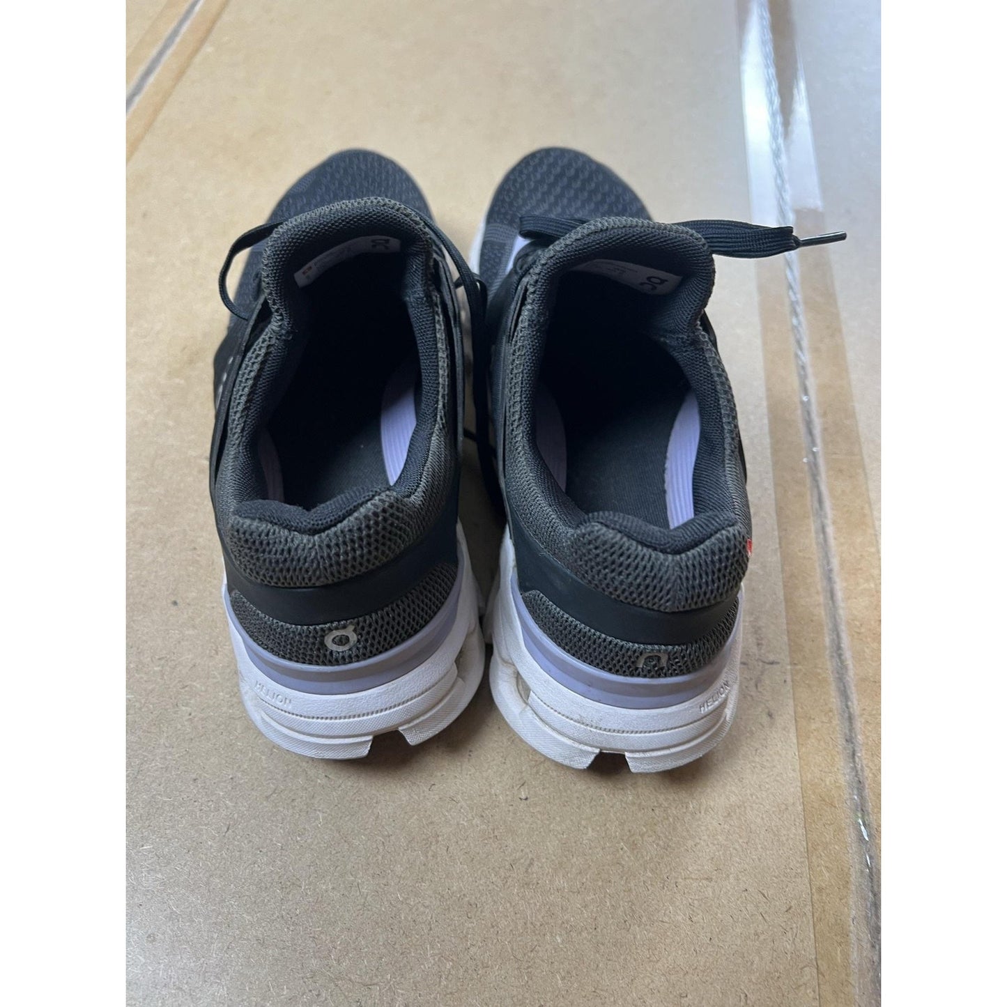 On Running Shoes Womens 9 Black Mesh Lightweight Cushioned Lace Up Sneakers