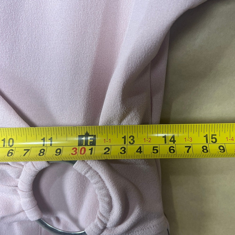 Express NWT Medium Pink Cap Sleeve Dusty Pink Wrap Jumpsuit Romper