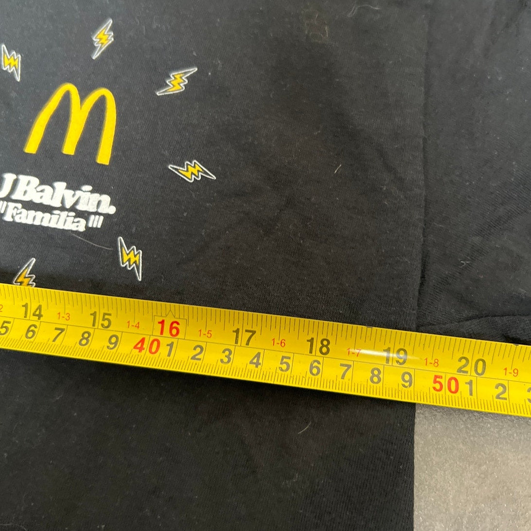 Mcdonald's J Balvin Familia Port & Company Large Black Shirt