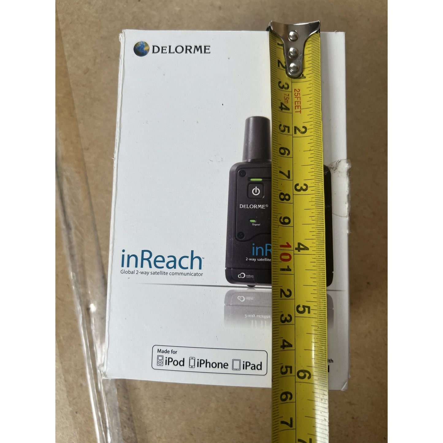 DeLorme InReach 2-Way Satellite Communicator GPS Black Made In United States