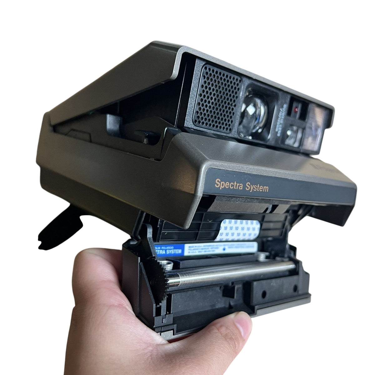Polaroid Spectra System Instant Camera Brown Gray Black Film With Accessories