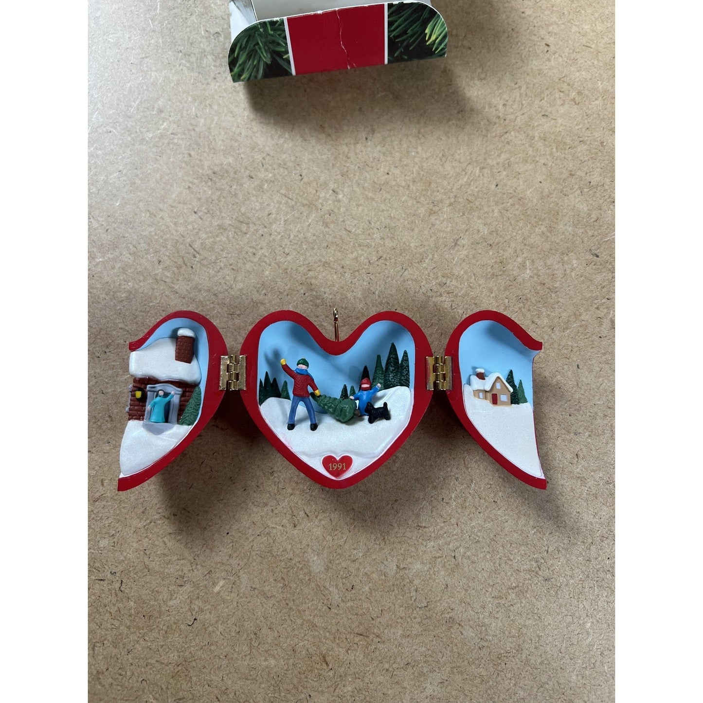Hallmark Keepsake Ornament Heart Of Christmas Lot Of 5 Red Collector's Series