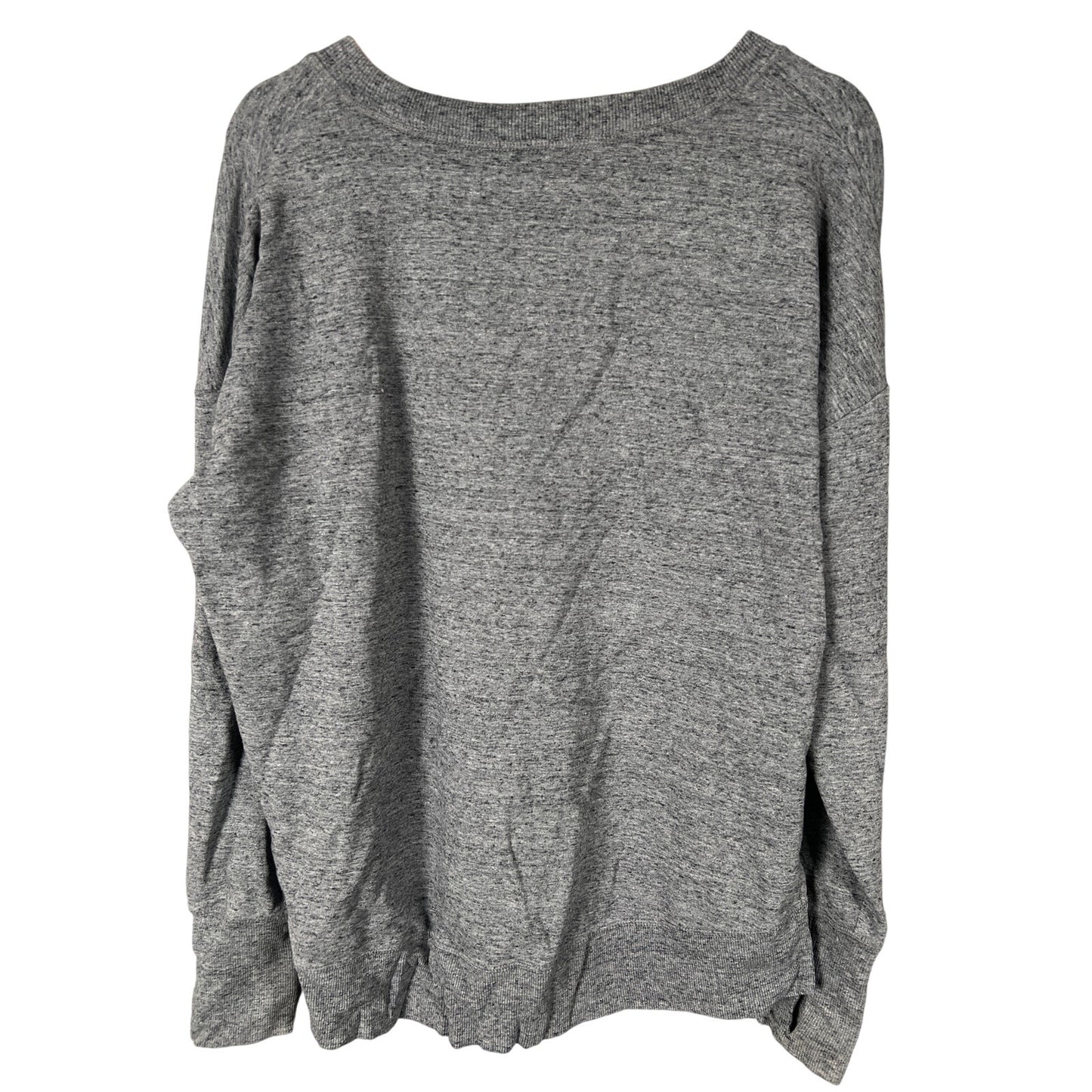 Athleta Size Large Pullover Space Heather Gray Crewneck Women's