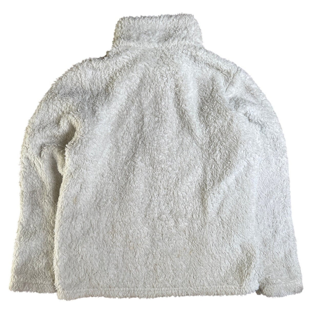 Patagonia Girls Large White Quarter Zip Pullover Fleece Jacket