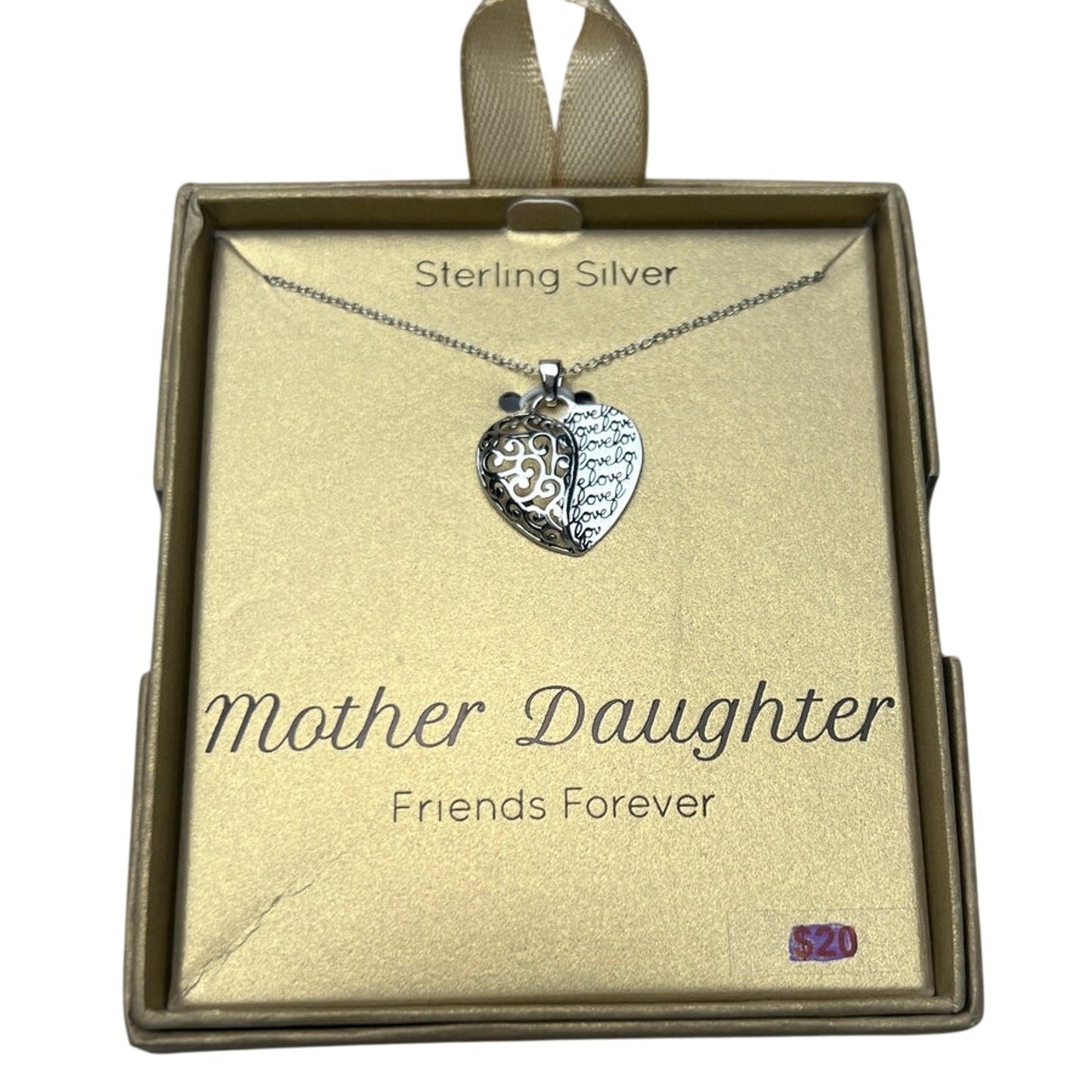 Target Sterling Silver Mother Daughter Friends Forever NWT Neckless