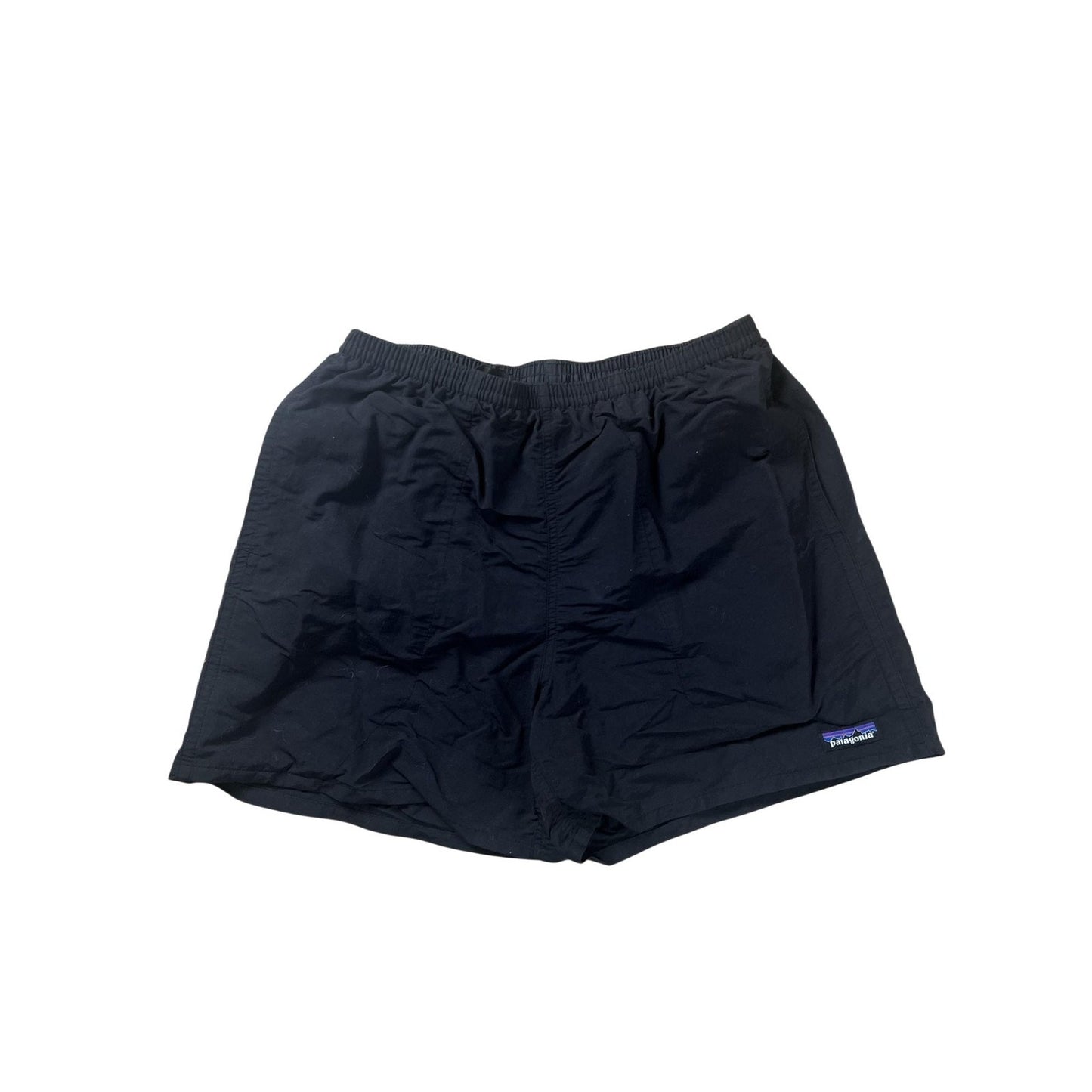 Patagonia Shorts Mens 36 Black Bermuda Nylon Quick Dry Elastic Waist Pockets