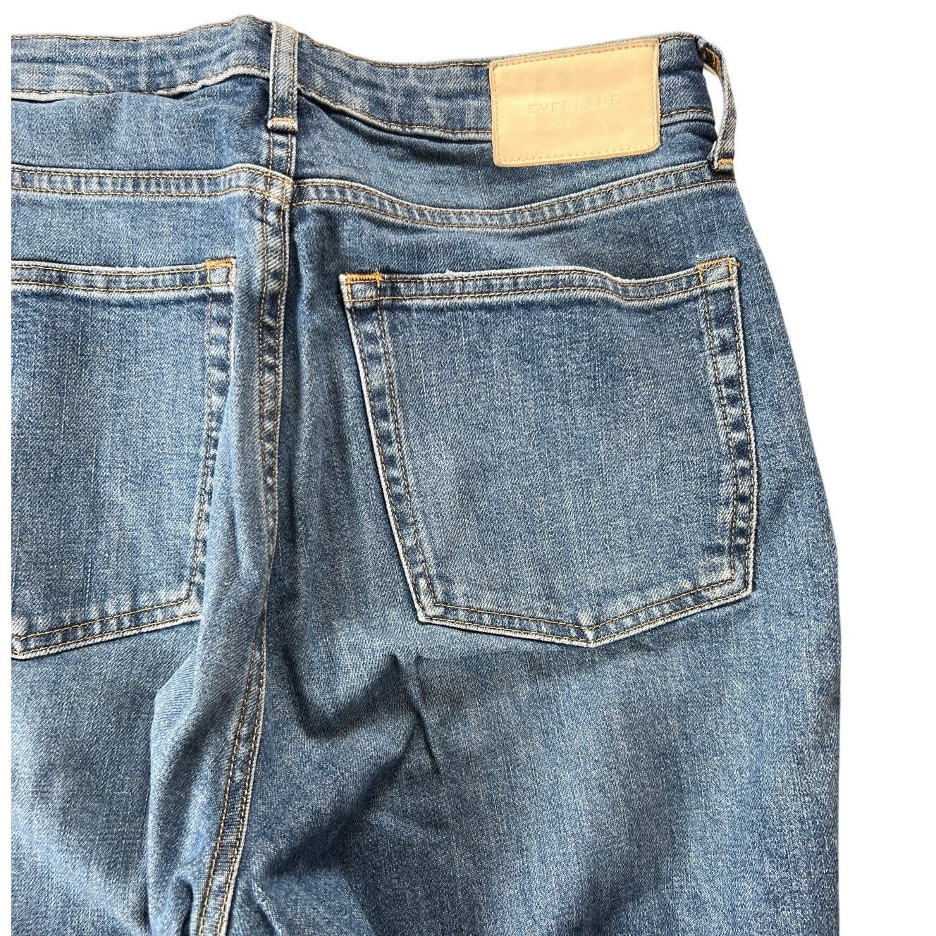 Everlane The Original Cheeky Jean Women’s Size 28 High Rise Straight Blue Denim