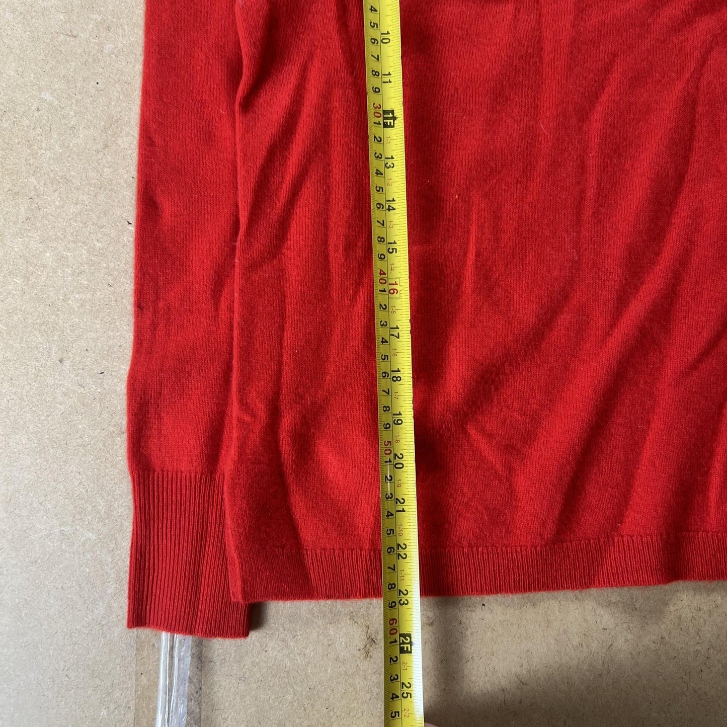 J.CREW Sweater Womens S Red Pullover Crew Neck Cashmere Raglan Lightweight