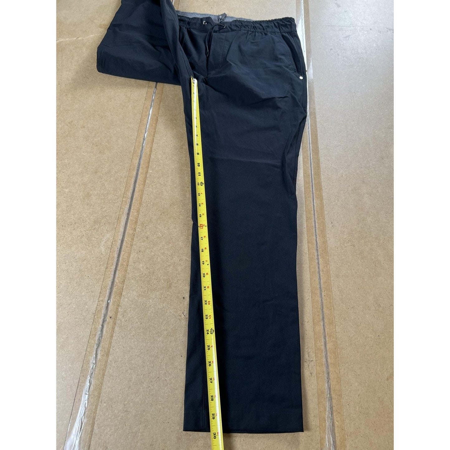Vuori Pants Unisex XL Black Jogger Microfiber Drawstring Pockets Slim Fit