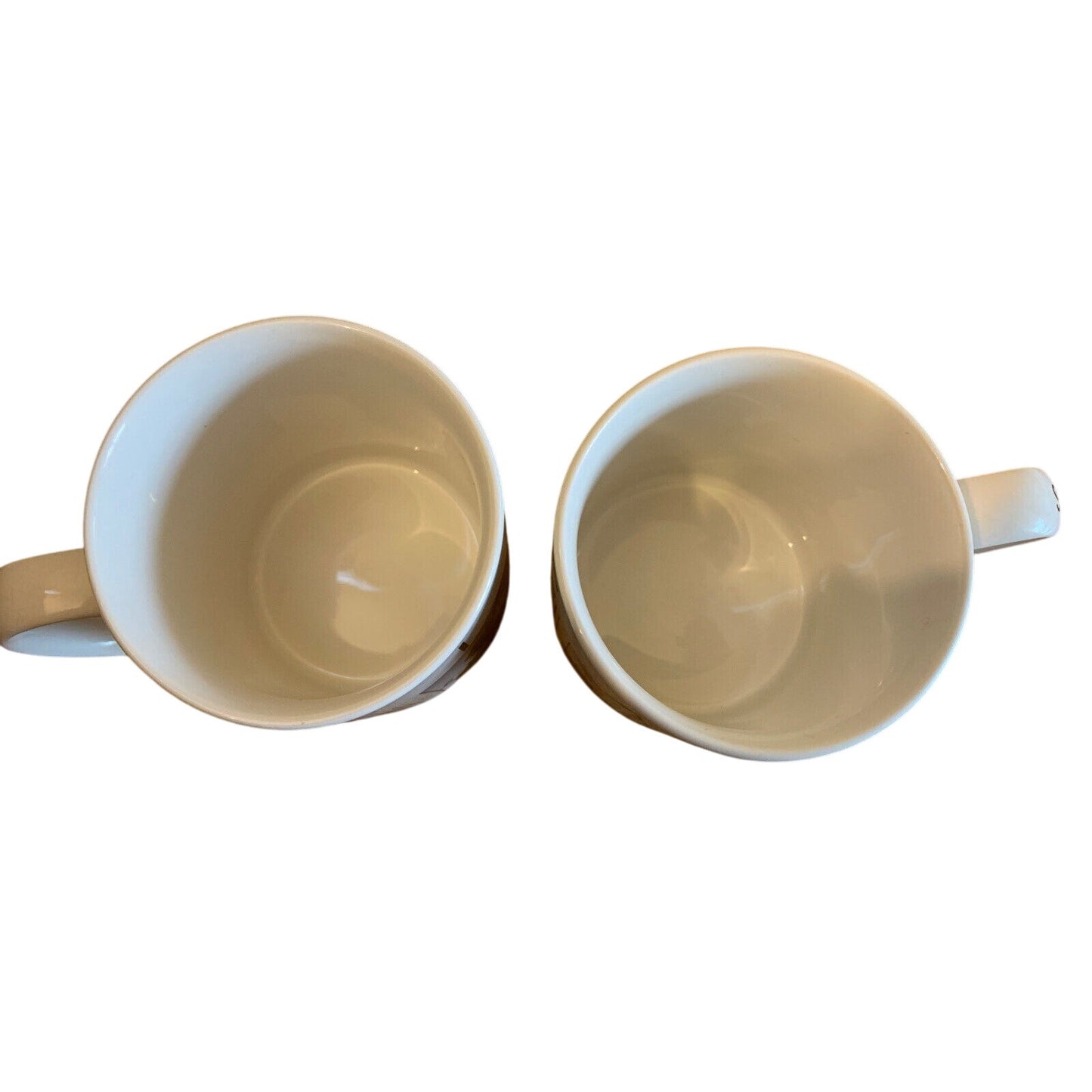 Starbucks 2003 CHICAGO City Scenes Barista 14oz coffee mug set - Qty 2