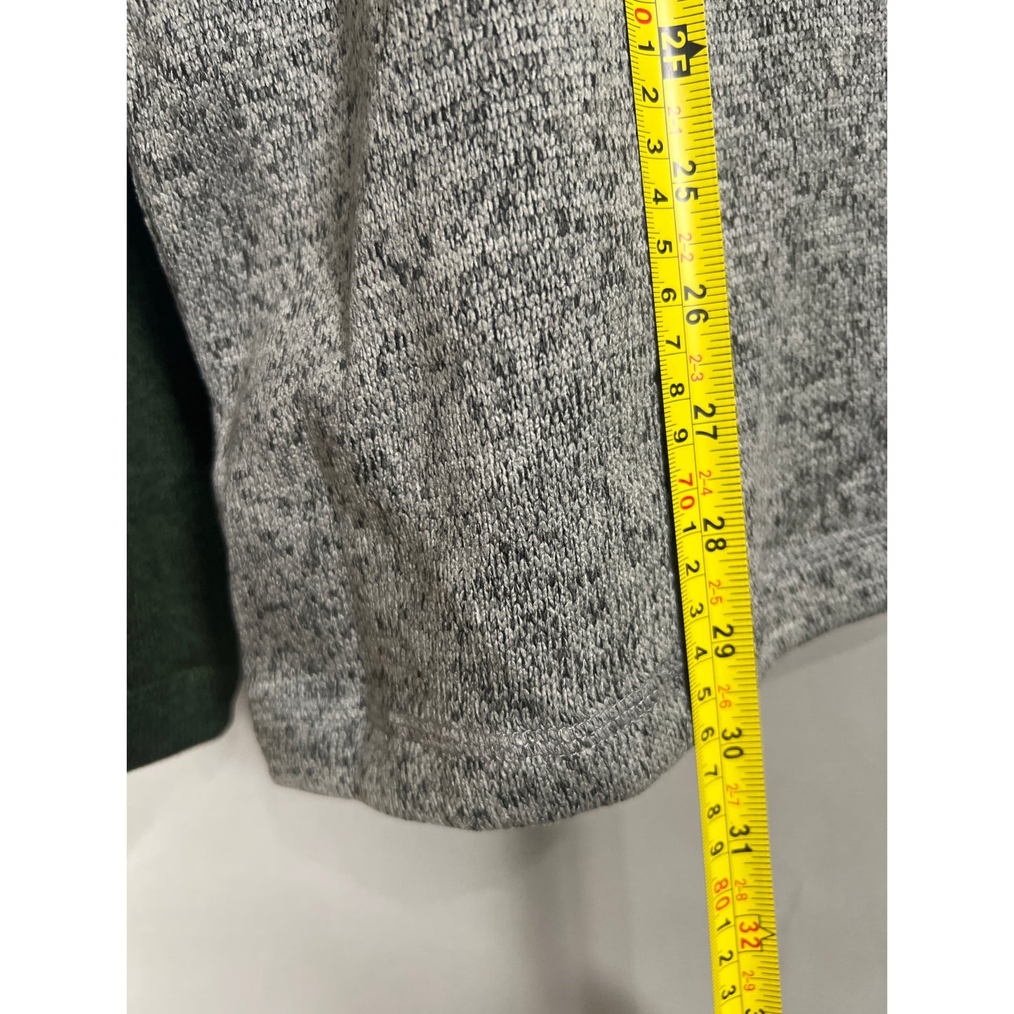 Duluth Pack Artisans NWT Quarter Zip Pullover Gray Green Sweater XL