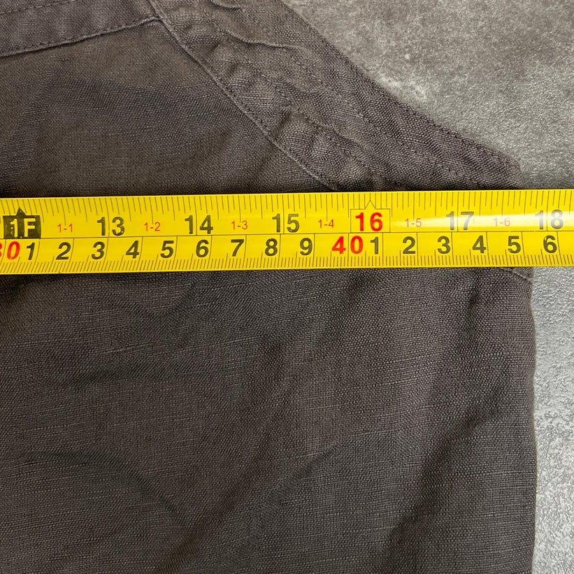 Lucky Brand Gray Button Down Jumpsuit Size Small