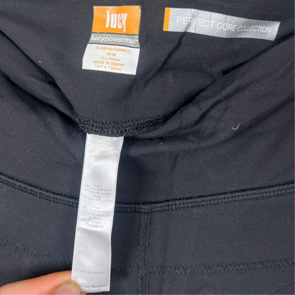 Lucy Perfect Core Collection Flare Black Leggings Size M
