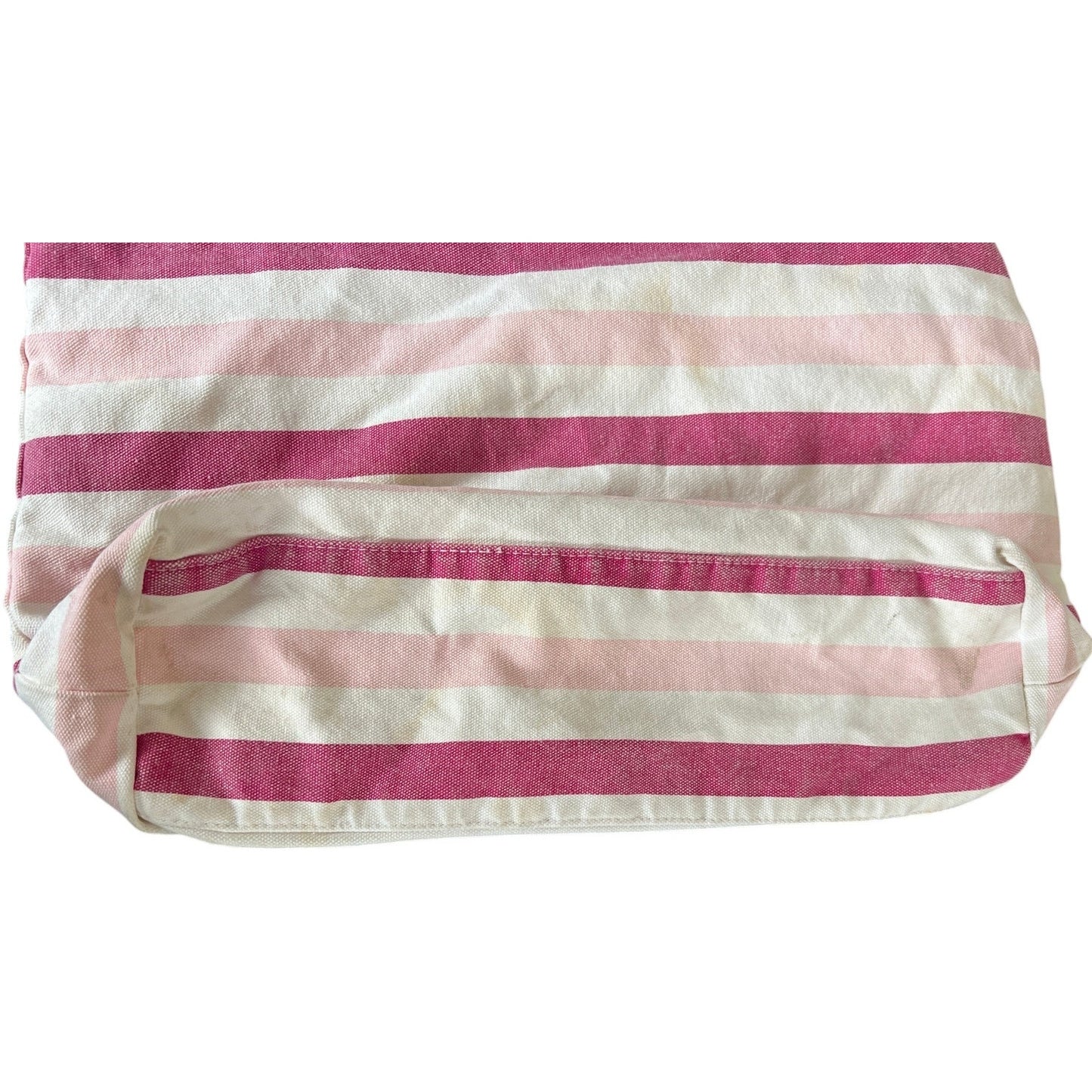 Y2K Gap Striped Pink & White Large Tote Bag