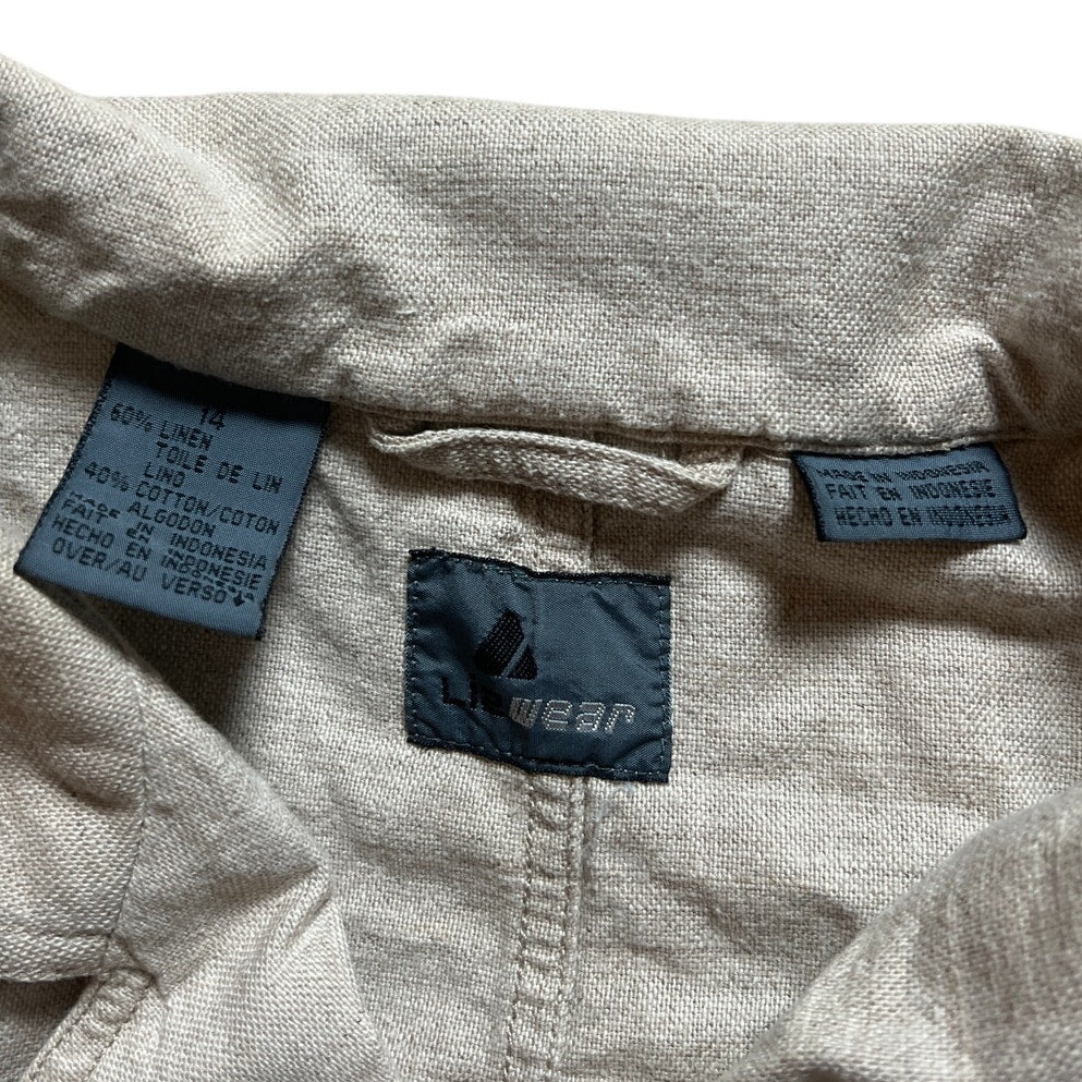 Liz Claiborne Women's Tan Gilet Size 14