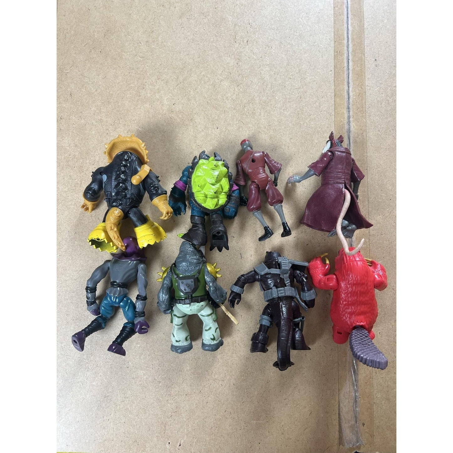 Teenage Mutant Ninja Turtles Action Figure Lot Of 9 Mixed Villains Loose