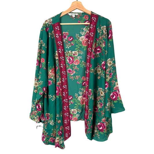 The Pioneer Woman Green Floral Shawl Size L/XL