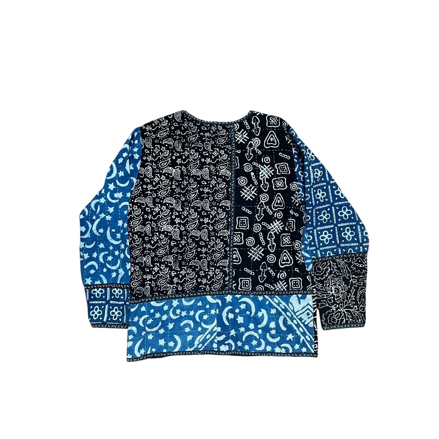 Kar-ma Quilted Jacket Patchwork Embroidered Boho Small