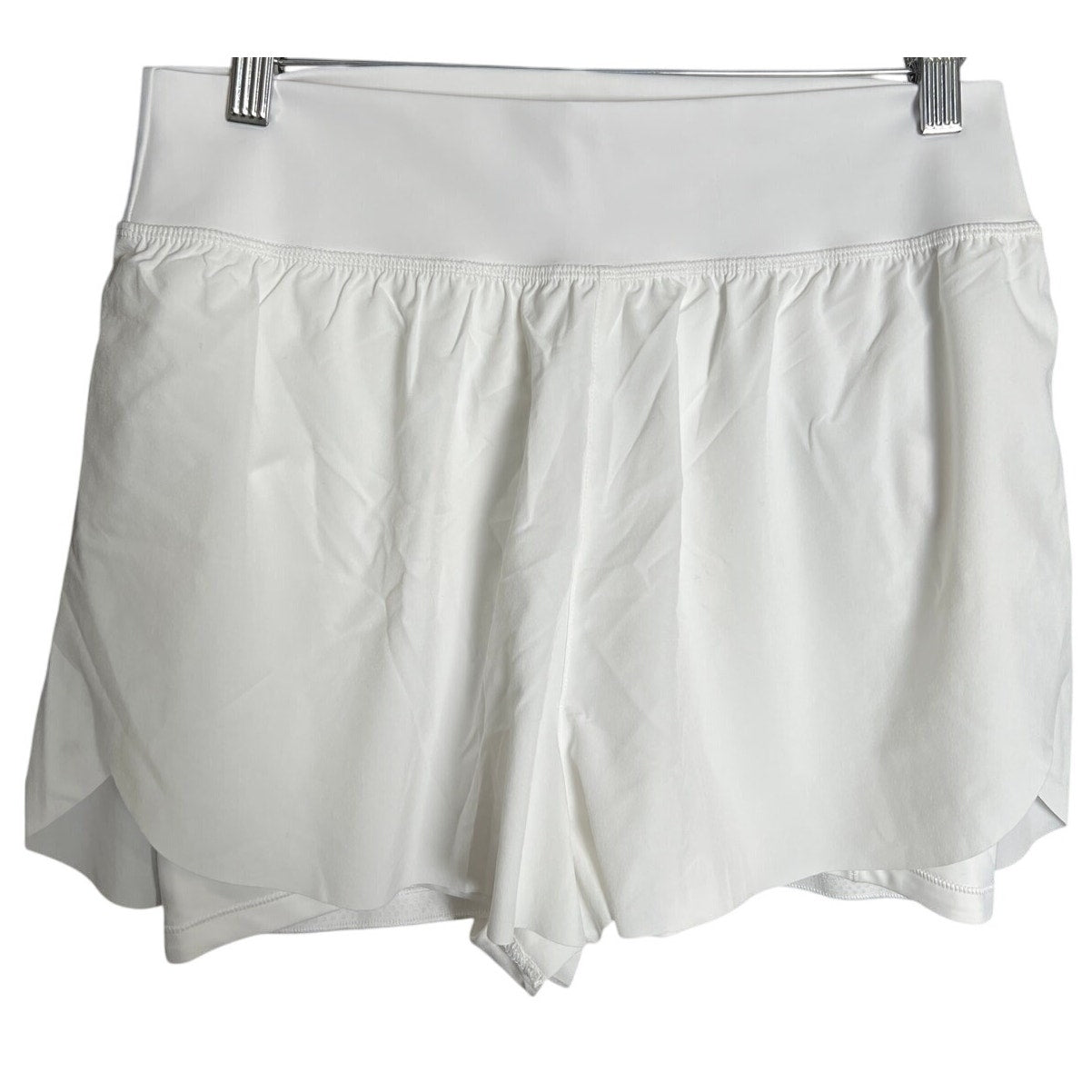 Athleta Crossover Women's Run Shorts White Size Medium