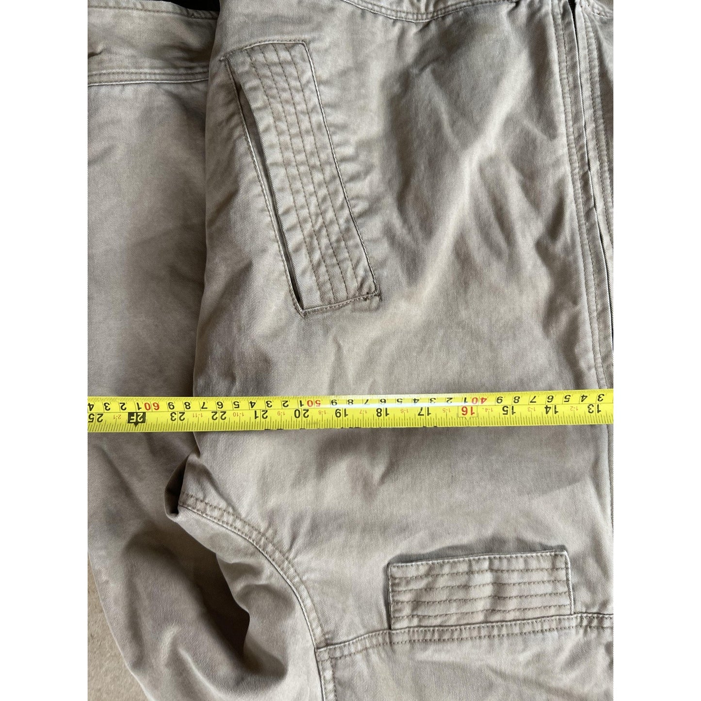 Timberland Jacket Mens Large Tan Cotton Zip Front Outdoor Utility Workwear
