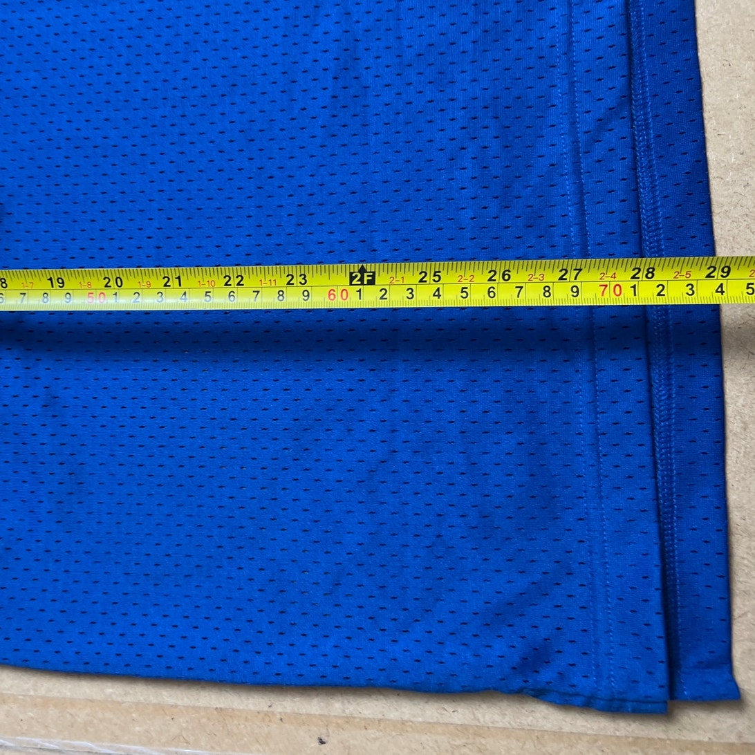 Nike Mens Medium Blue and Red Basketball Jersey