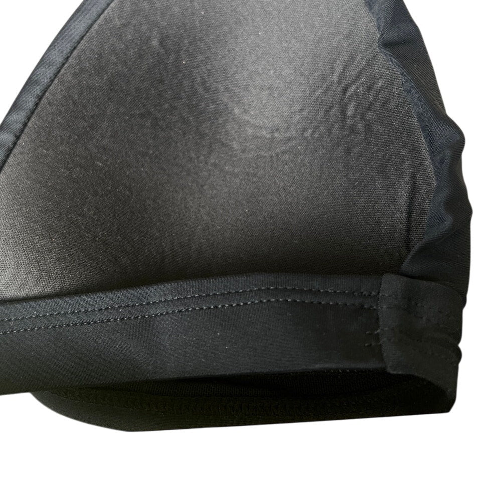 Cococship 34D Black Ruched Padded Halter Style Bikini Top