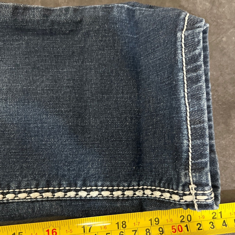 L.A. Idol USA Embellished Large Stitch Jeans Size 7 Women's