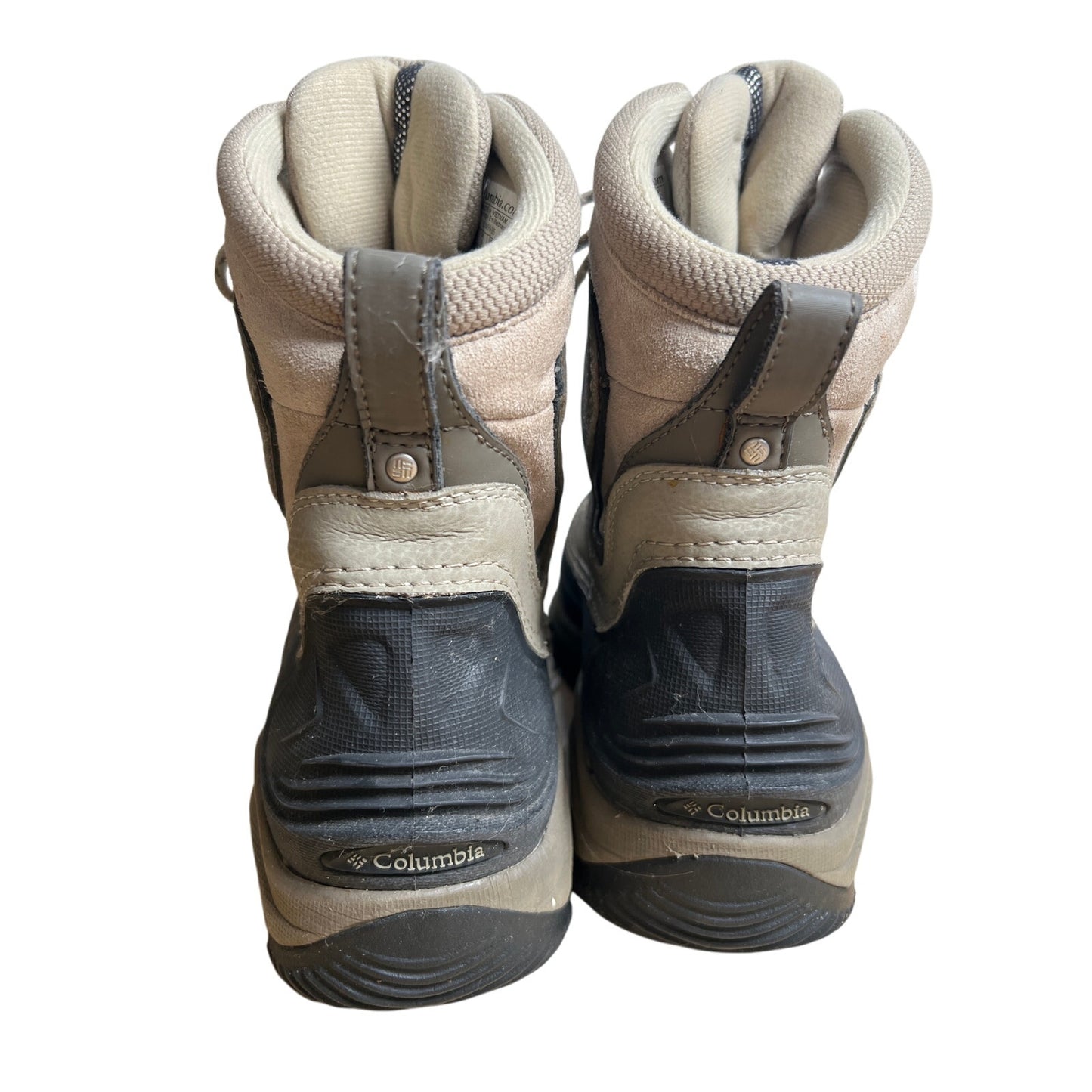 Columbia Size 9.5 Boots Bugaboot Omni Heat 200grm Tan Lace Up Boots Women's